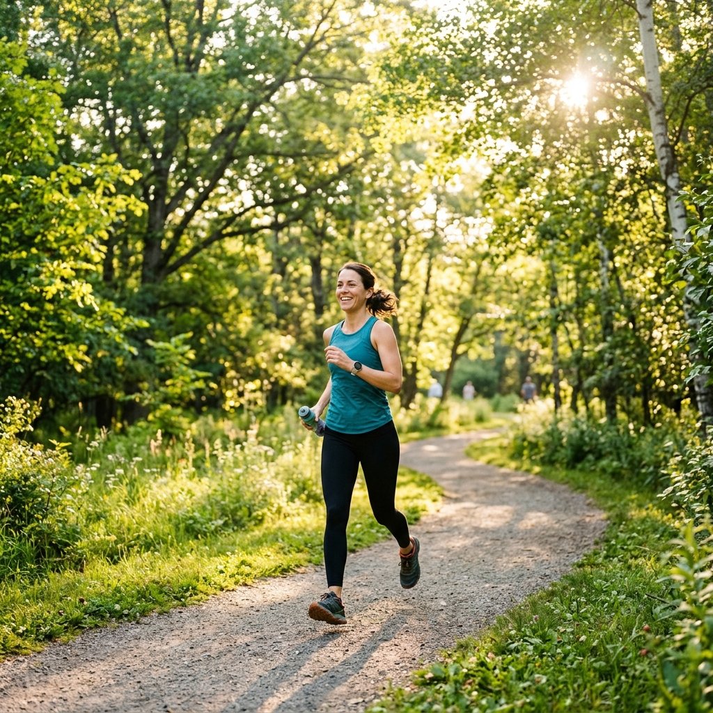 Person performing LISS cardio for beginners workout